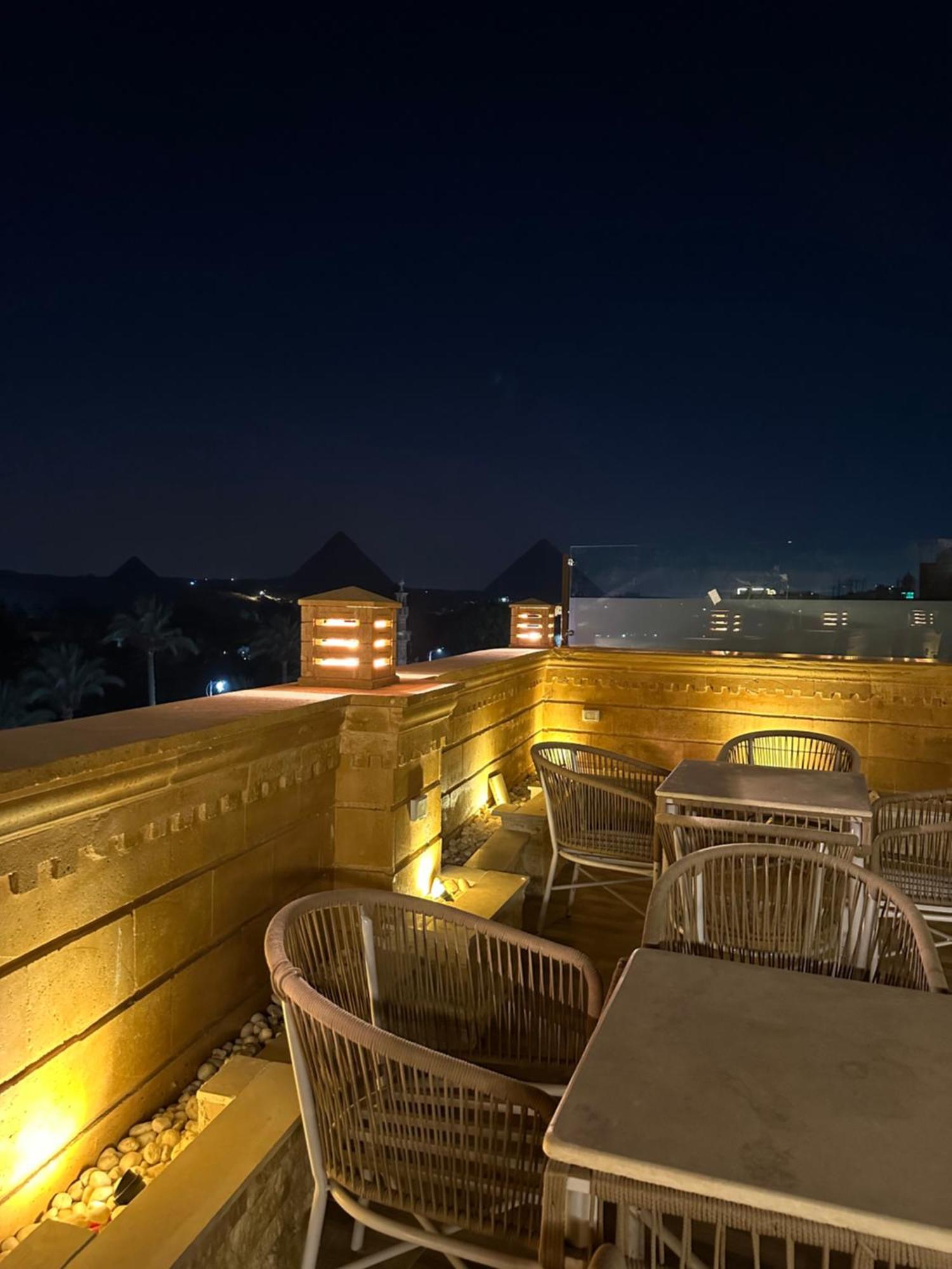 Taj Pyramids View Inn Kafret el-Gabal Zewnętrze zdjęcie