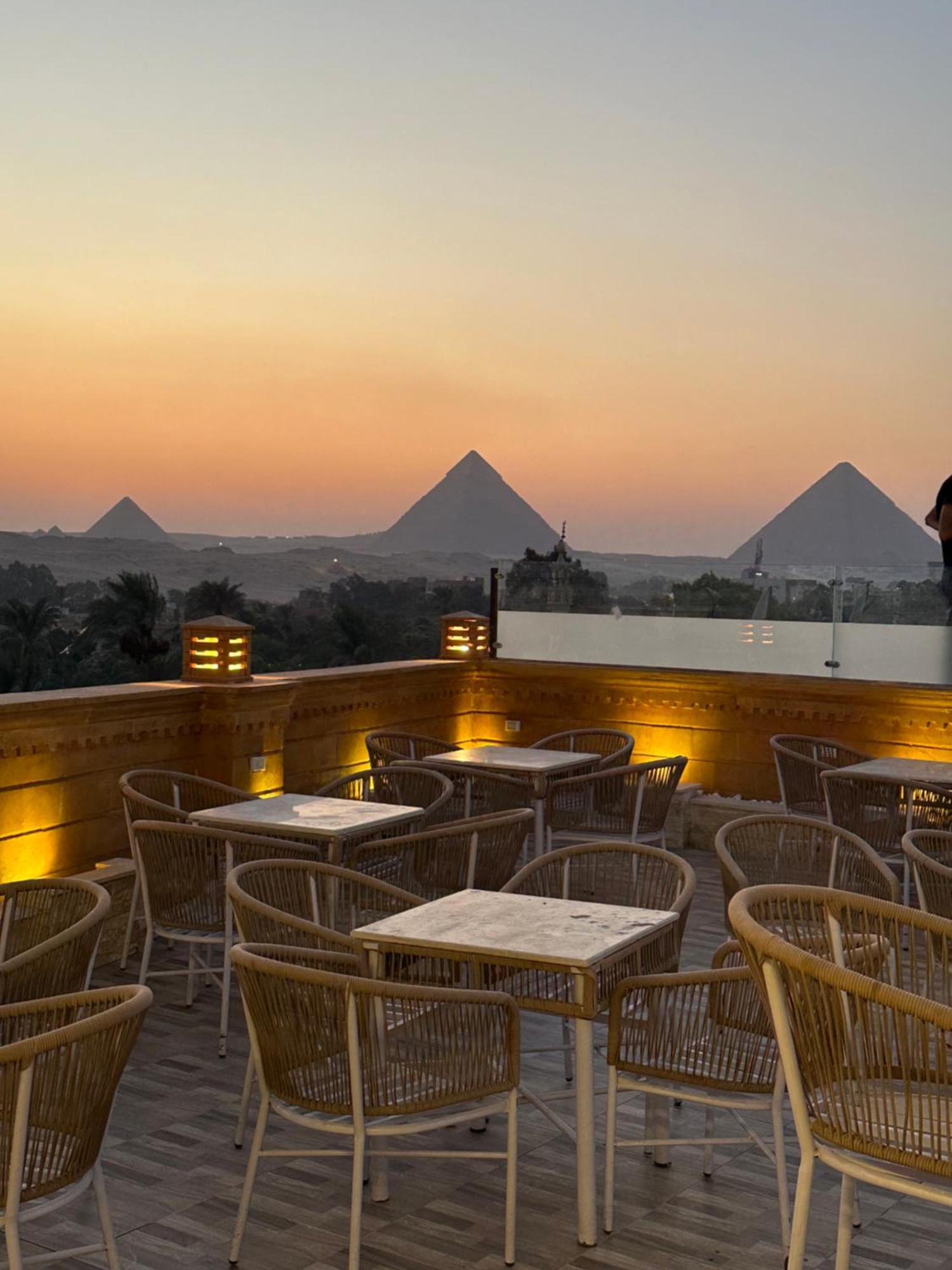 Taj Pyramids View Inn Kafret el-Gabal Zewnętrze zdjęcie