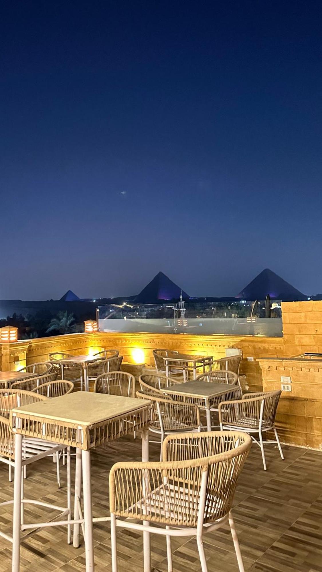 Taj Pyramids View Inn Kafret el-Gabal Zewnętrze zdjęcie