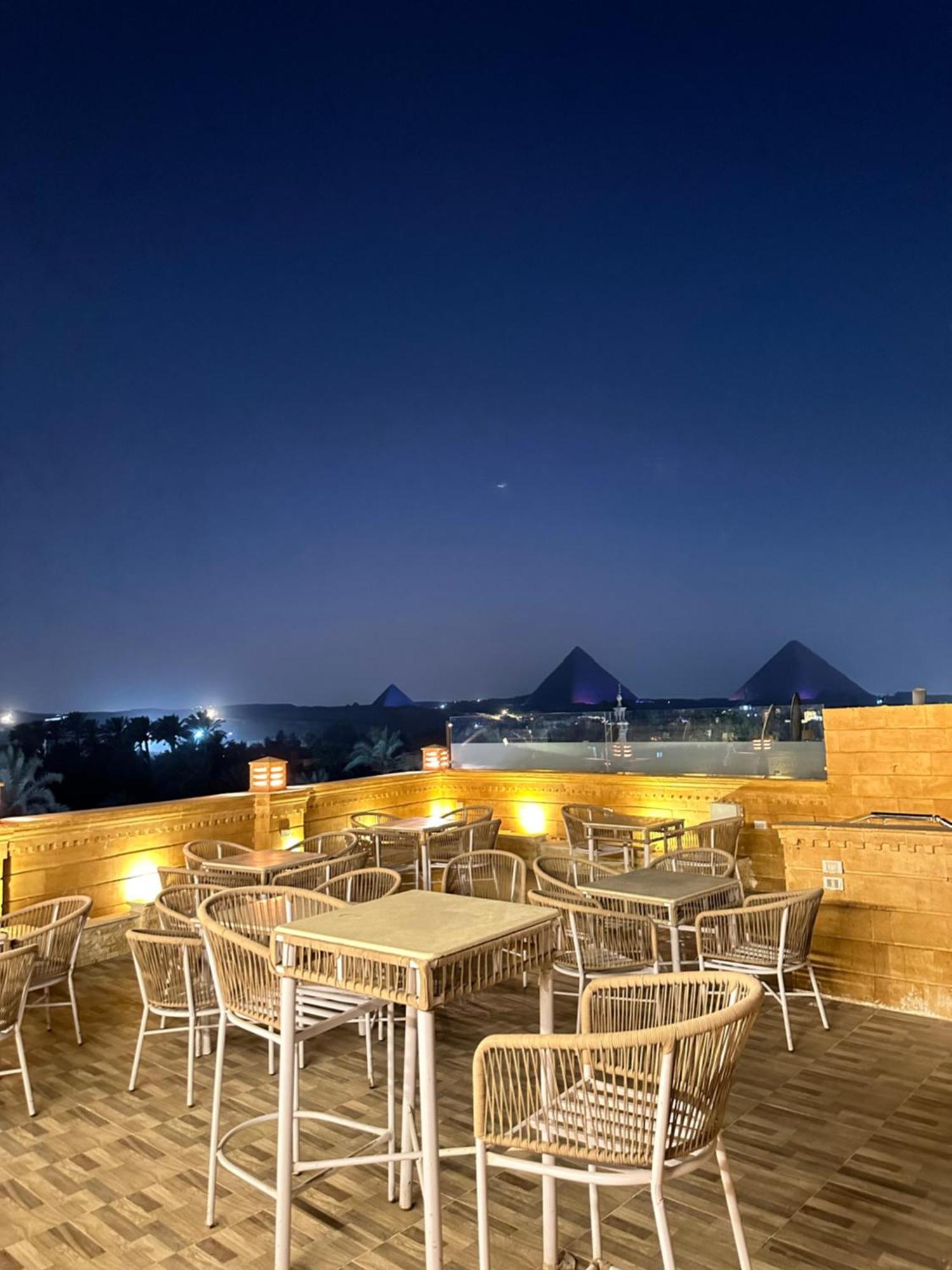 Taj Pyramids View Inn Kafret el-Gabal Zewnętrze zdjęcie