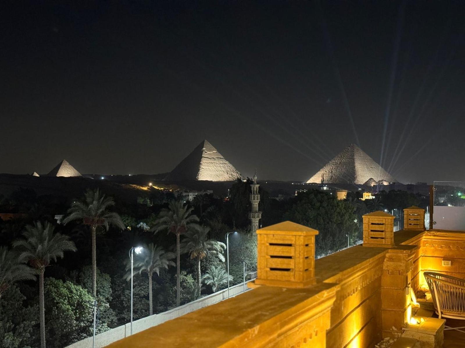 Taj Pyramids View Inn Kafret el-Gabal Zewnętrze zdjęcie