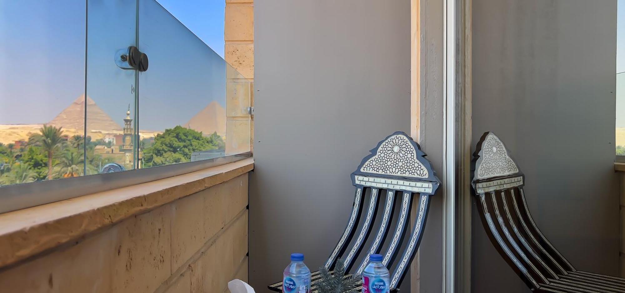 Taj Pyramids View Inn Kafret el-Gabal Zewnętrze zdjęcie