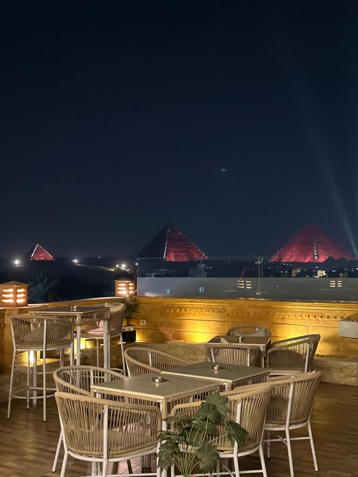 Taj Pyramids View Inn Kafret el-Gabal Zewnętrze zdjęcie