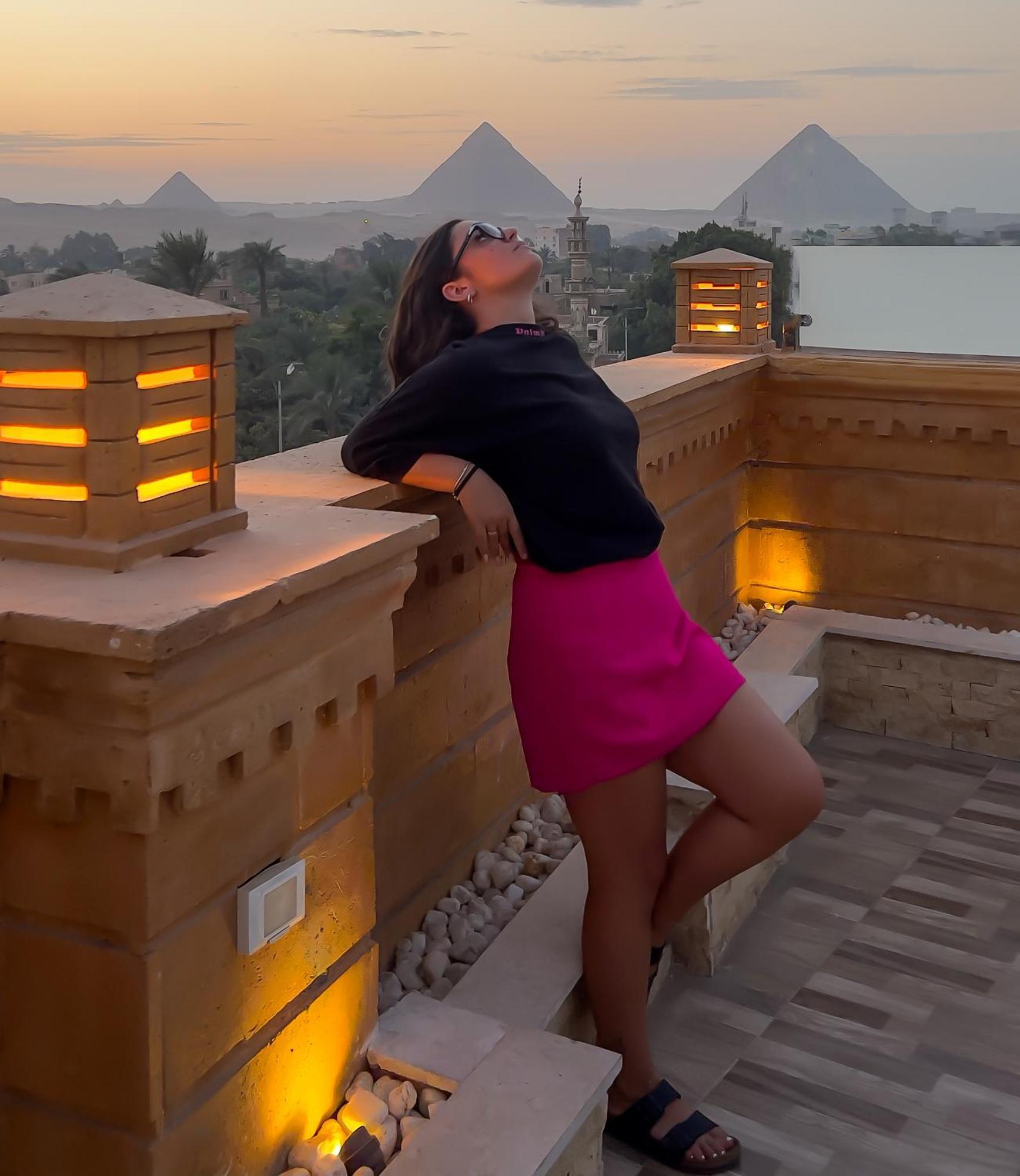 Taj Pyramids View Inn Kafret el-Gabal Zewnętrze zdjęcie