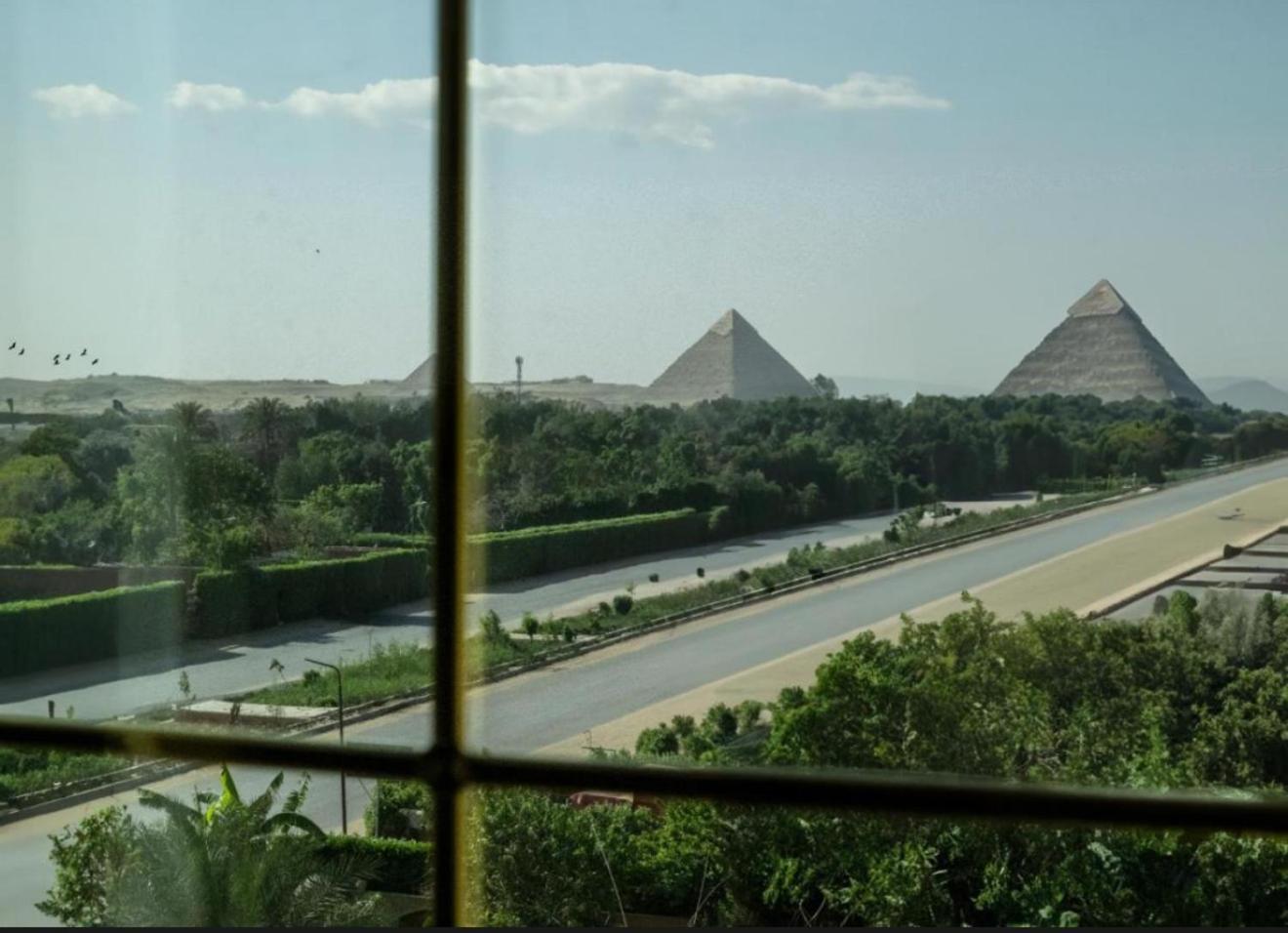 Taj Pyramids View Inn Kafret el-Gabal Zewnętrze zdjęcie